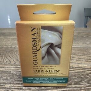 Guardsman Fabri-Kleen Upholstery/Carpet Sudsless Cleaner concentrate packets